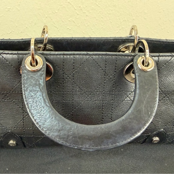 Christian Dior Black Cannage Lady Dior East West - Picture 10 of 14